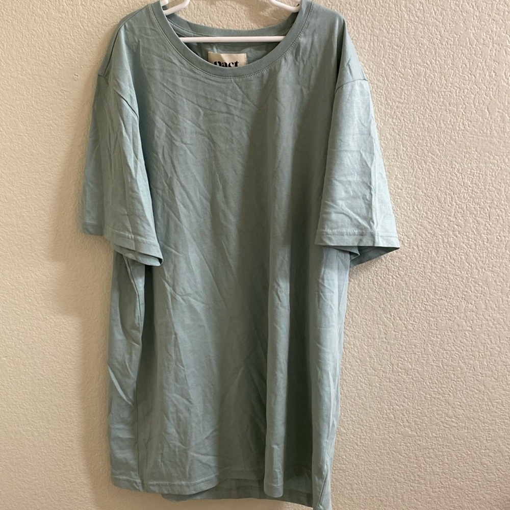 Pact Green Short Sleeve Tee Shirt